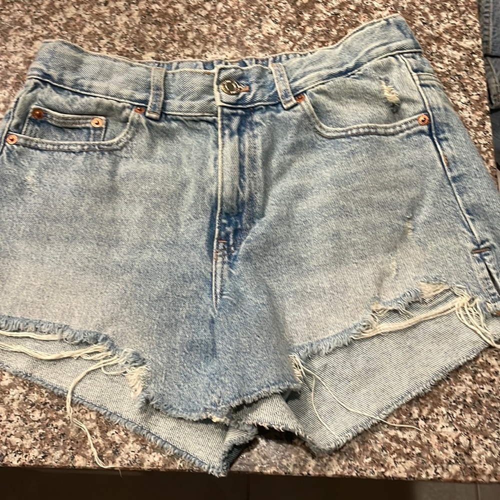 Zara kids jean shorts